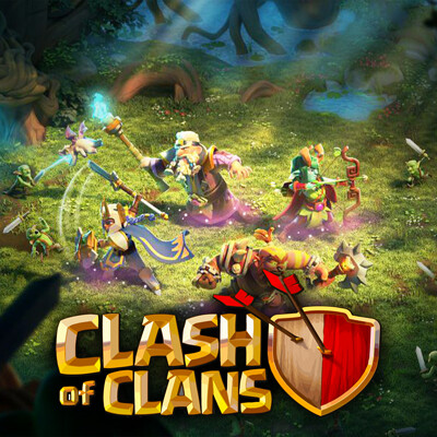 Clash of Clans - Clash of Dragons scenary