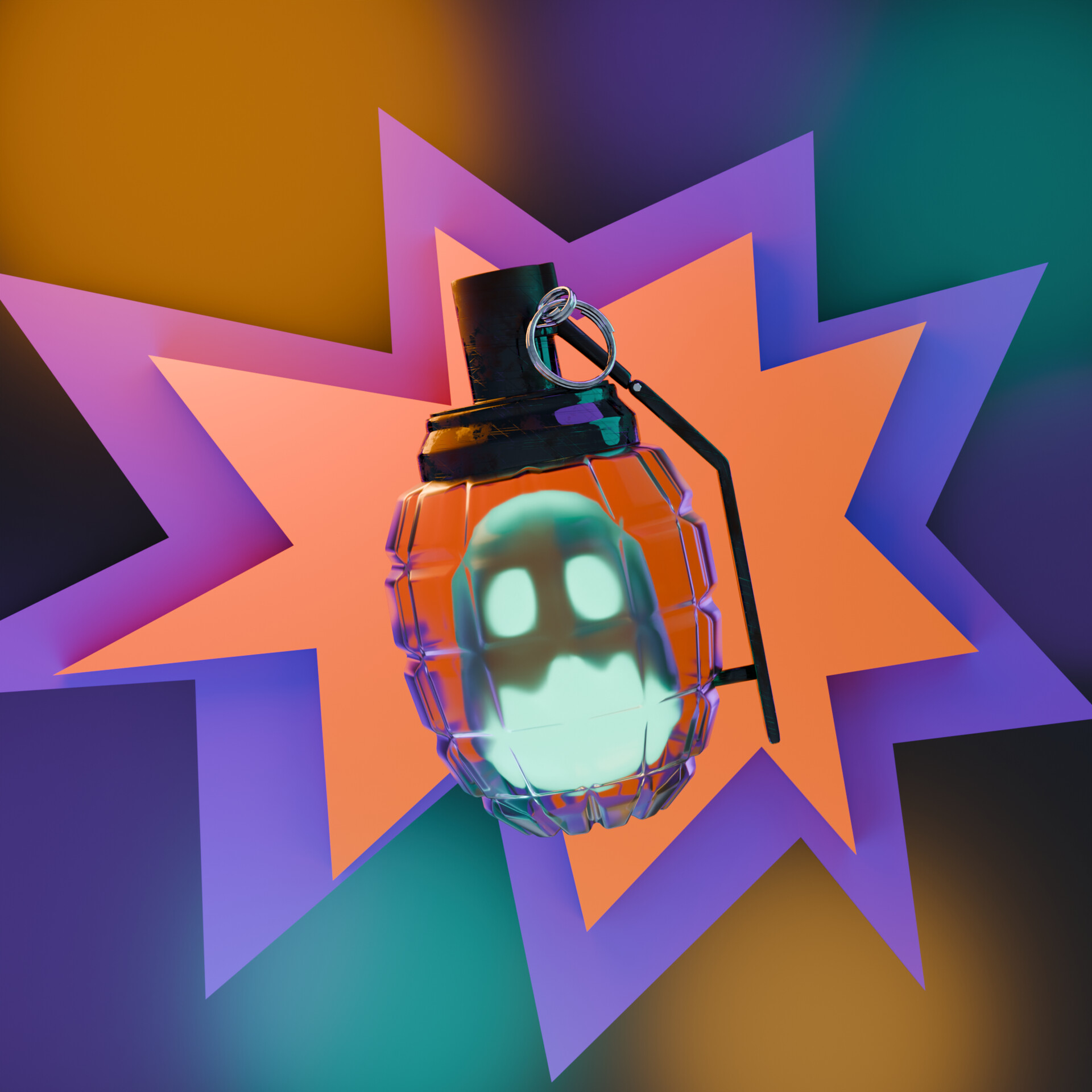 ArtStation - Spooky grenade