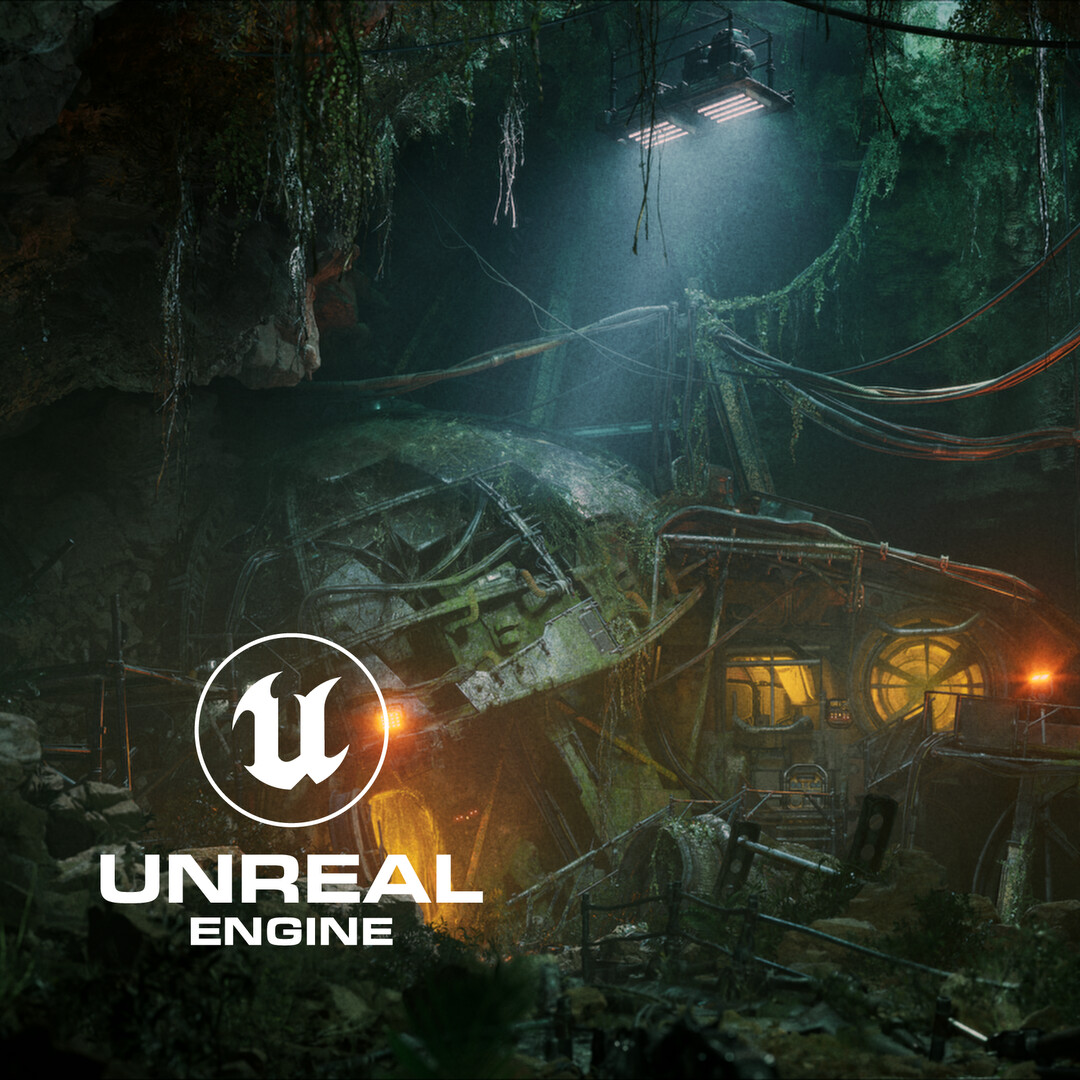 Space Junkyard Scene - Relight