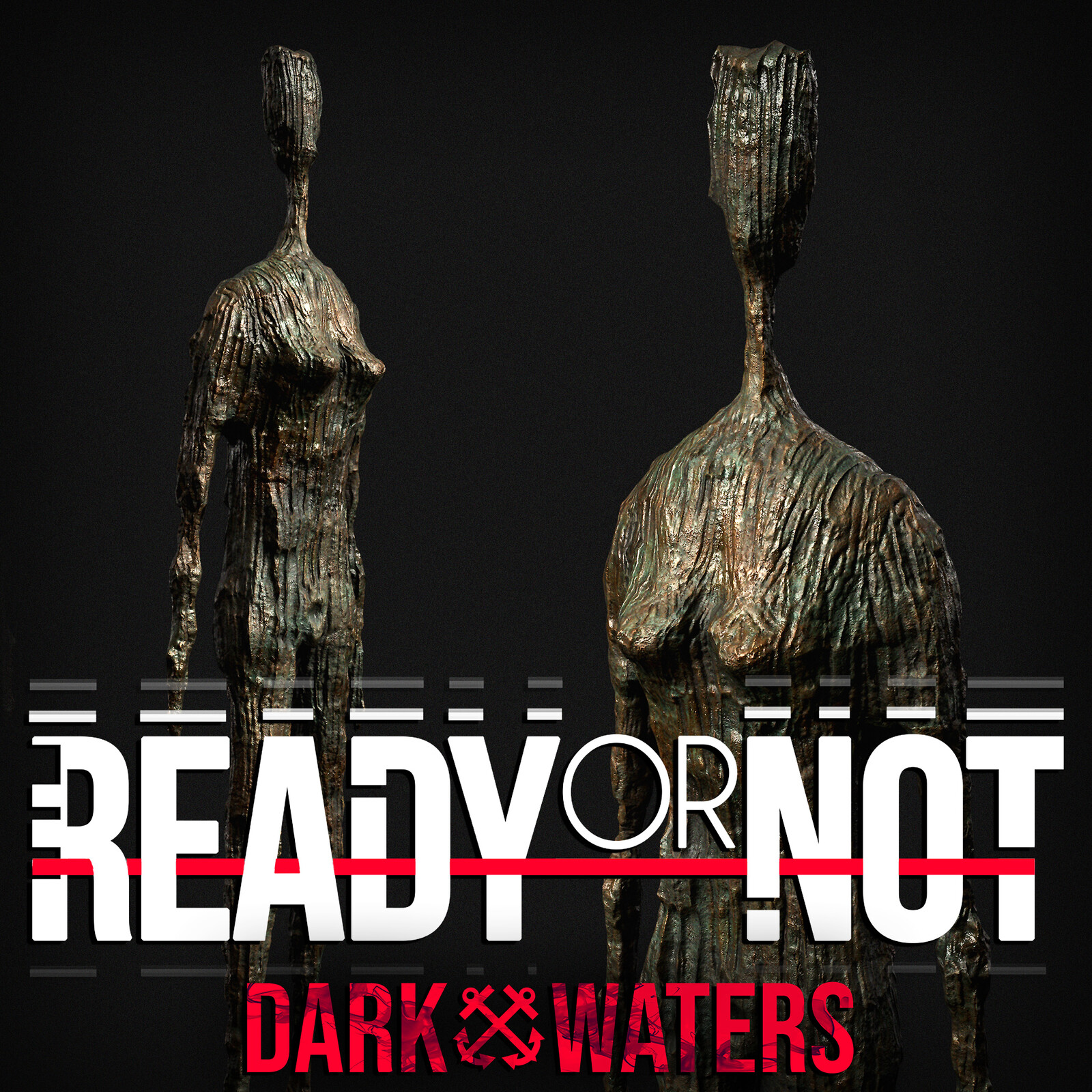 Ready or Not - Dark Waters DLC Three Letter Triad Statue