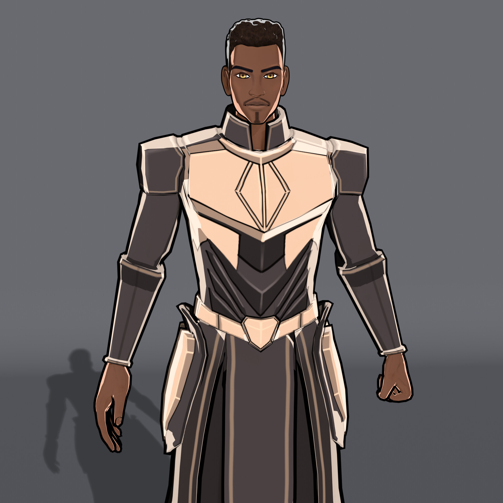 ArtStation - Anime Royal Guard Game Ready