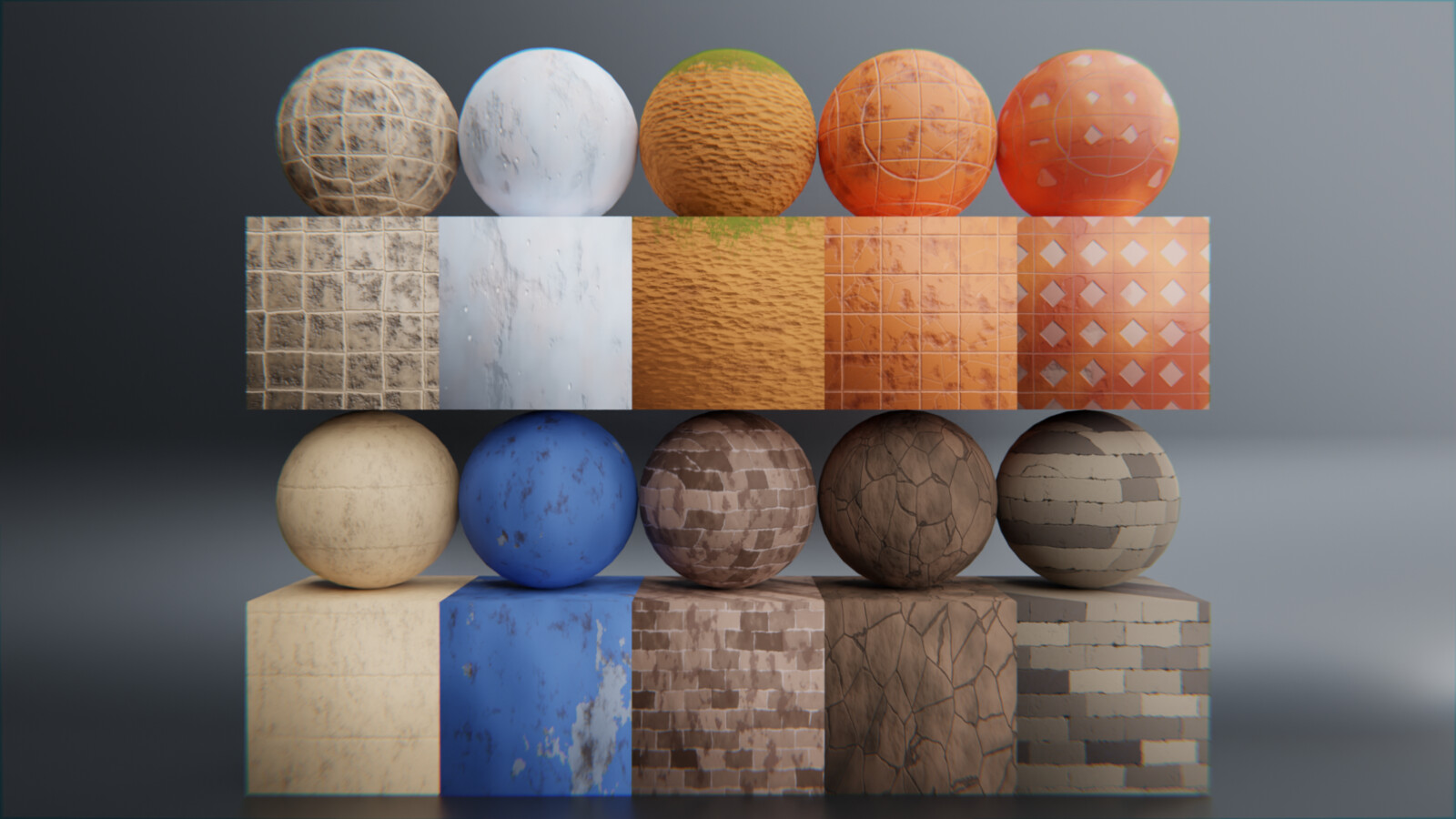 West-European Architecture | Procedural Materials