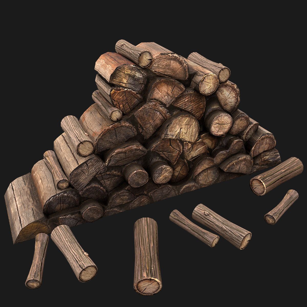 ArtStation - Little Pile of wood