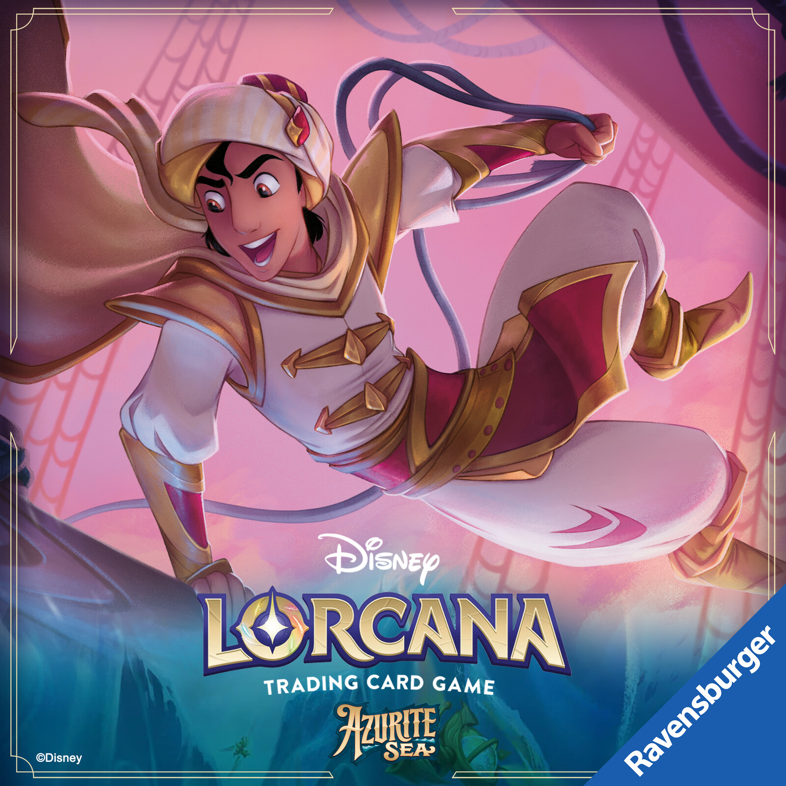 Disney LORCANA TCG - ALADDIN Intrepid Commander - SET 6 Azurite Sea