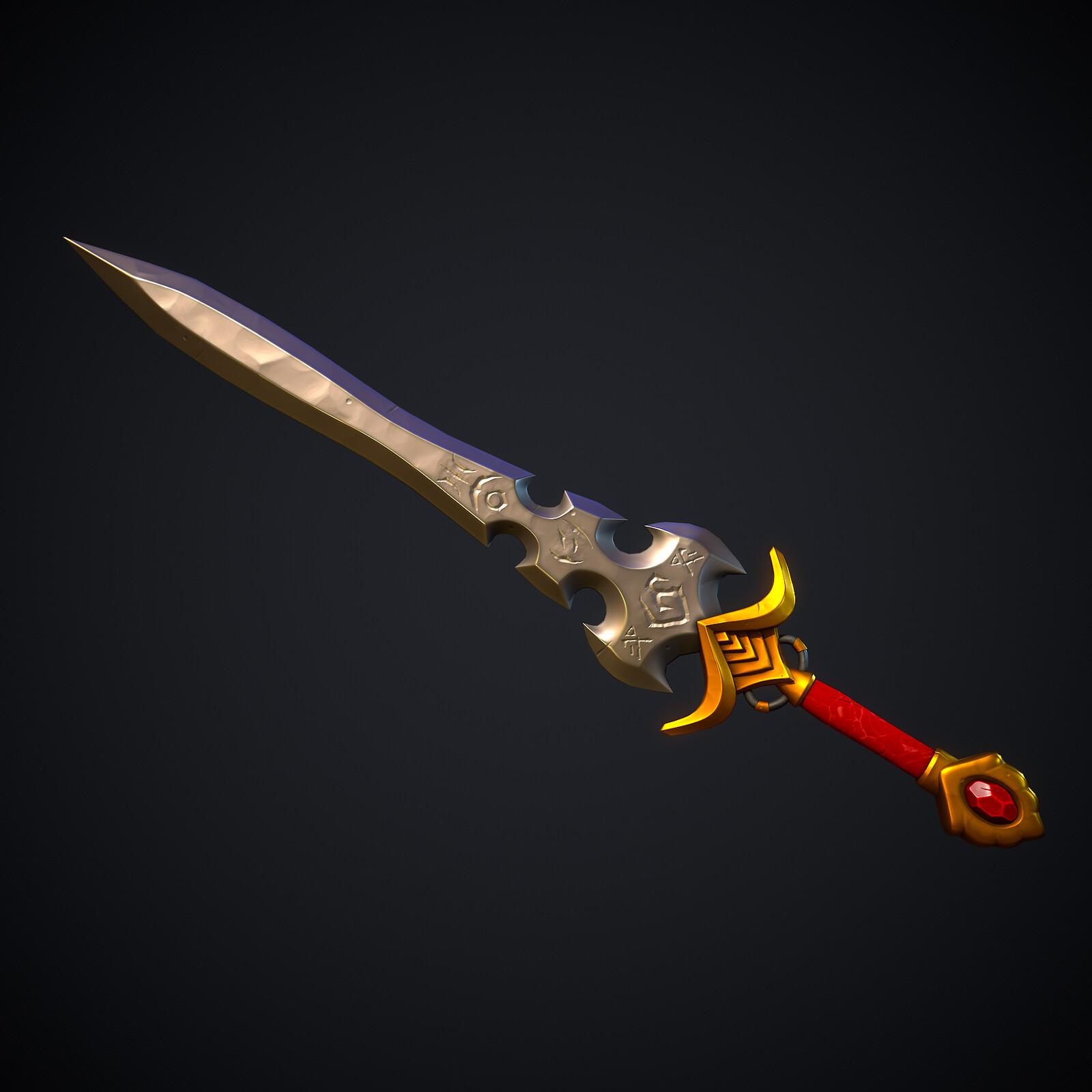 Stylized Fantasy Sword 08