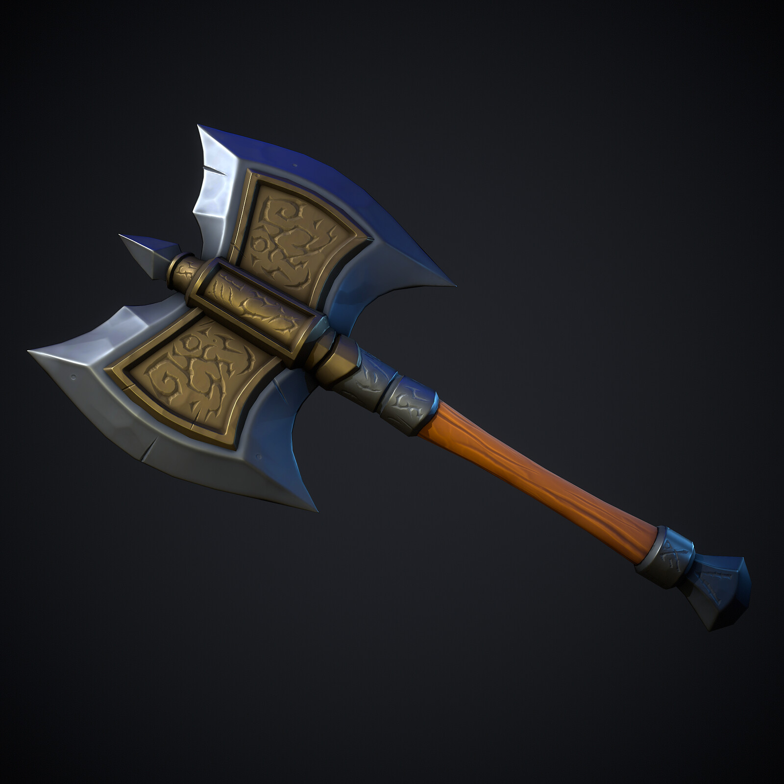Stylized Fantasy Axe 01