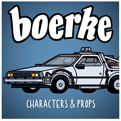 Boerke Characters & Props