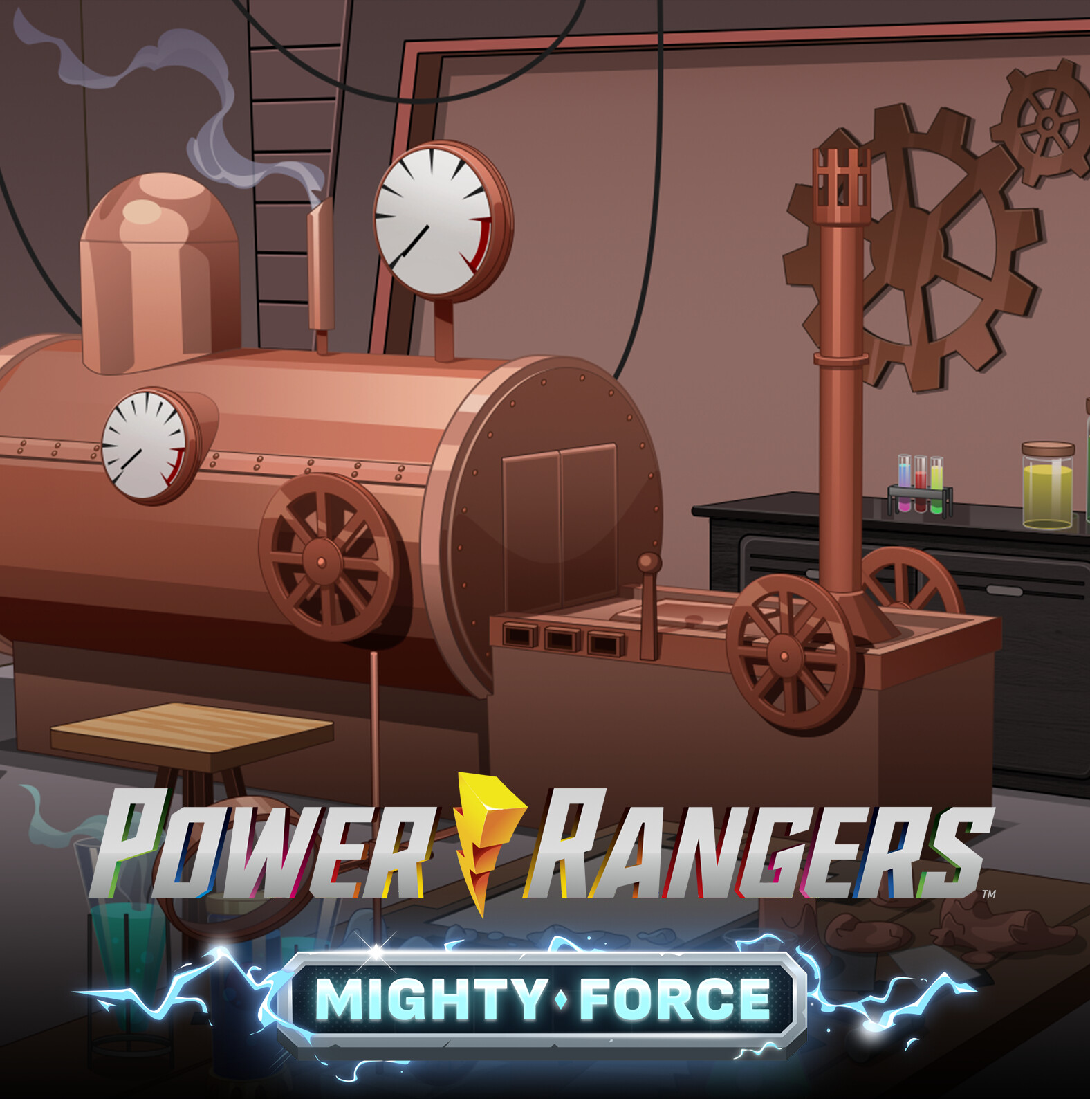 Power Rangers: Mighty Force - Various Backgrounds