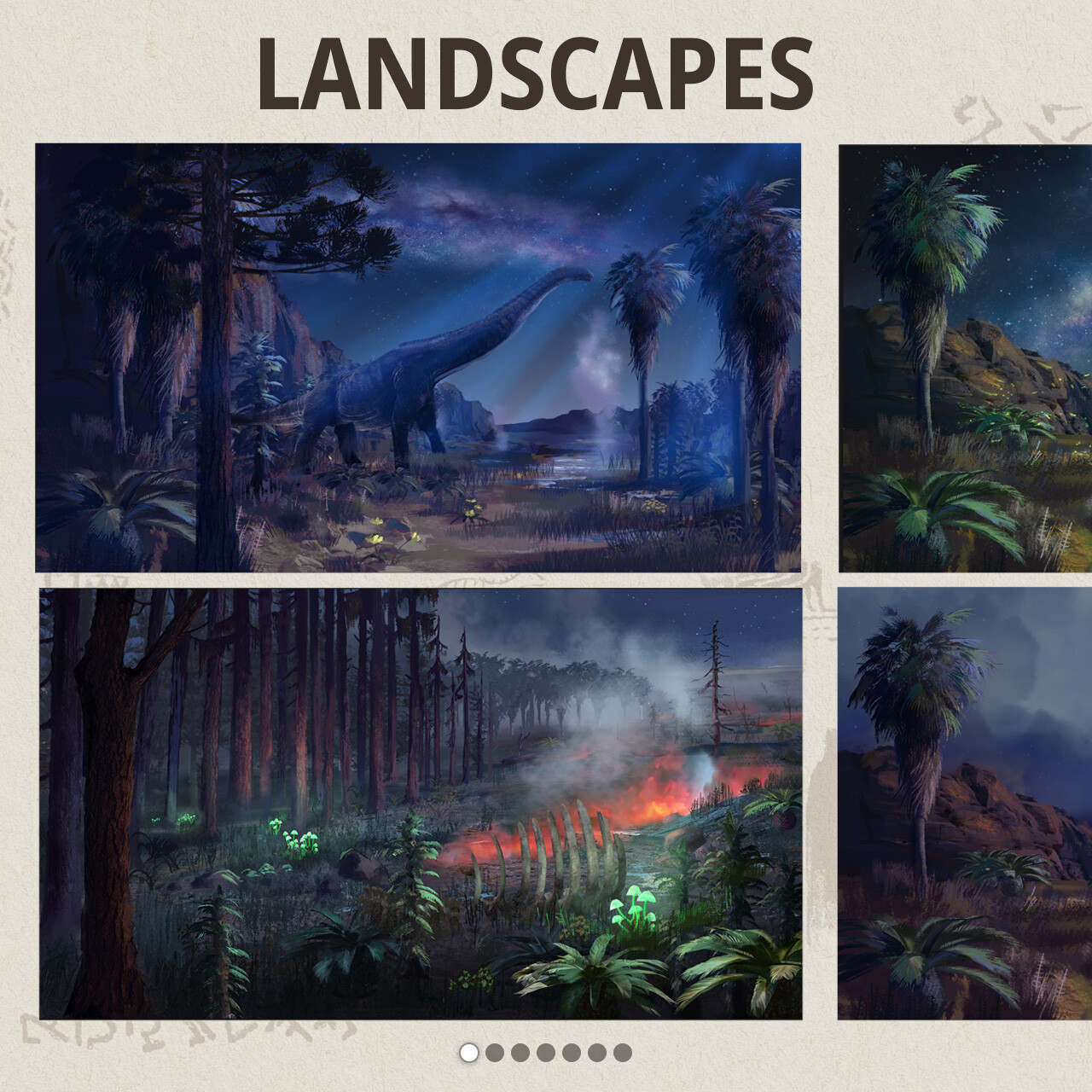 Landscapes for an unannounced videogame