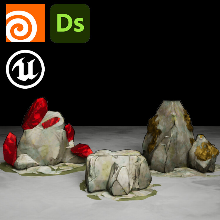 Procedural Stylized Rocks