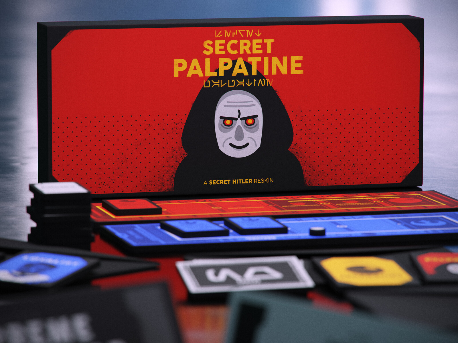 Secret Palpatine (Board Game Reskin/Graphic Design)