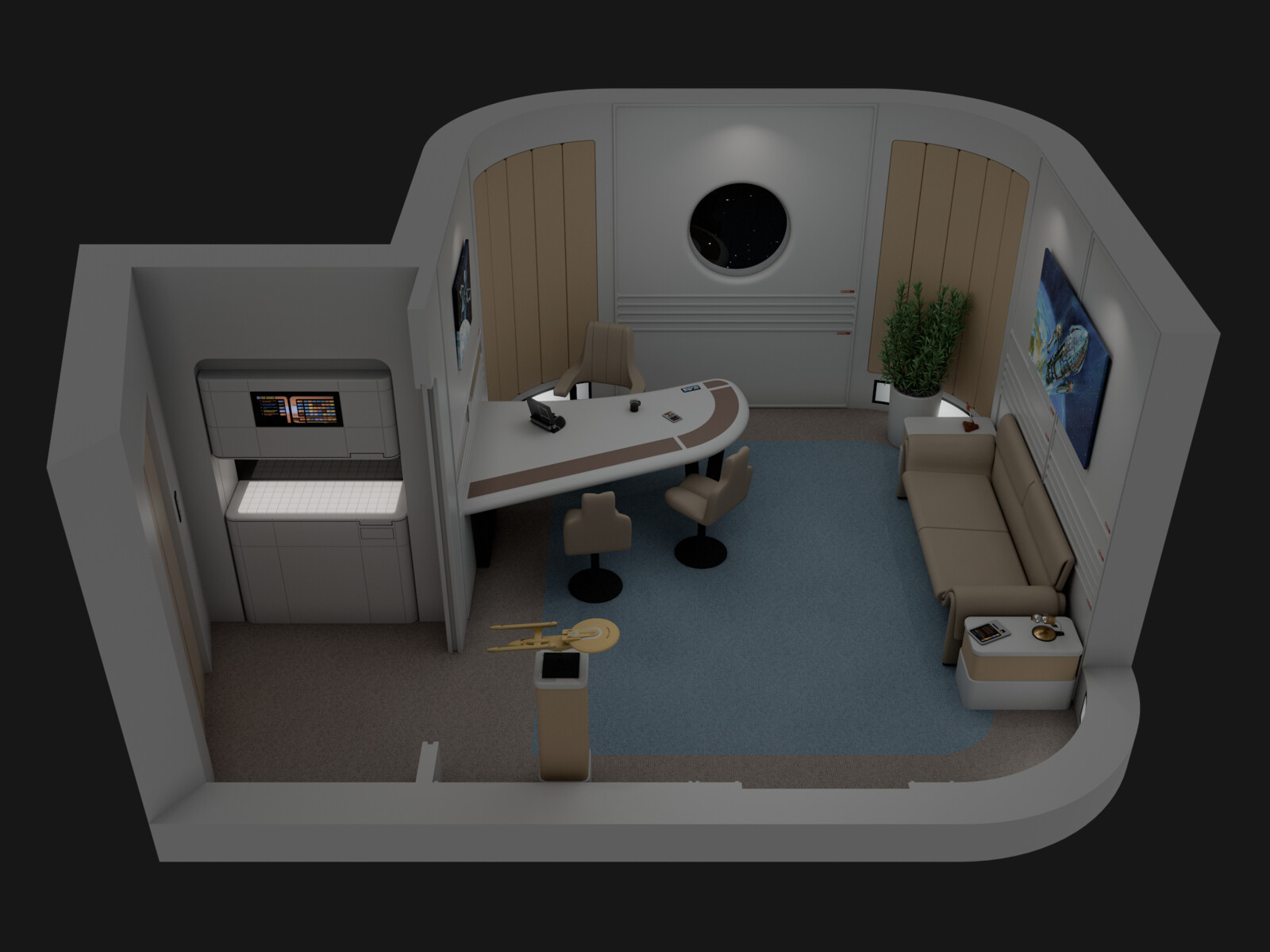 USS Potemkin - Deck 02: Captain's Office