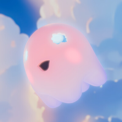 Stylized Ghost Character Design | Web Model