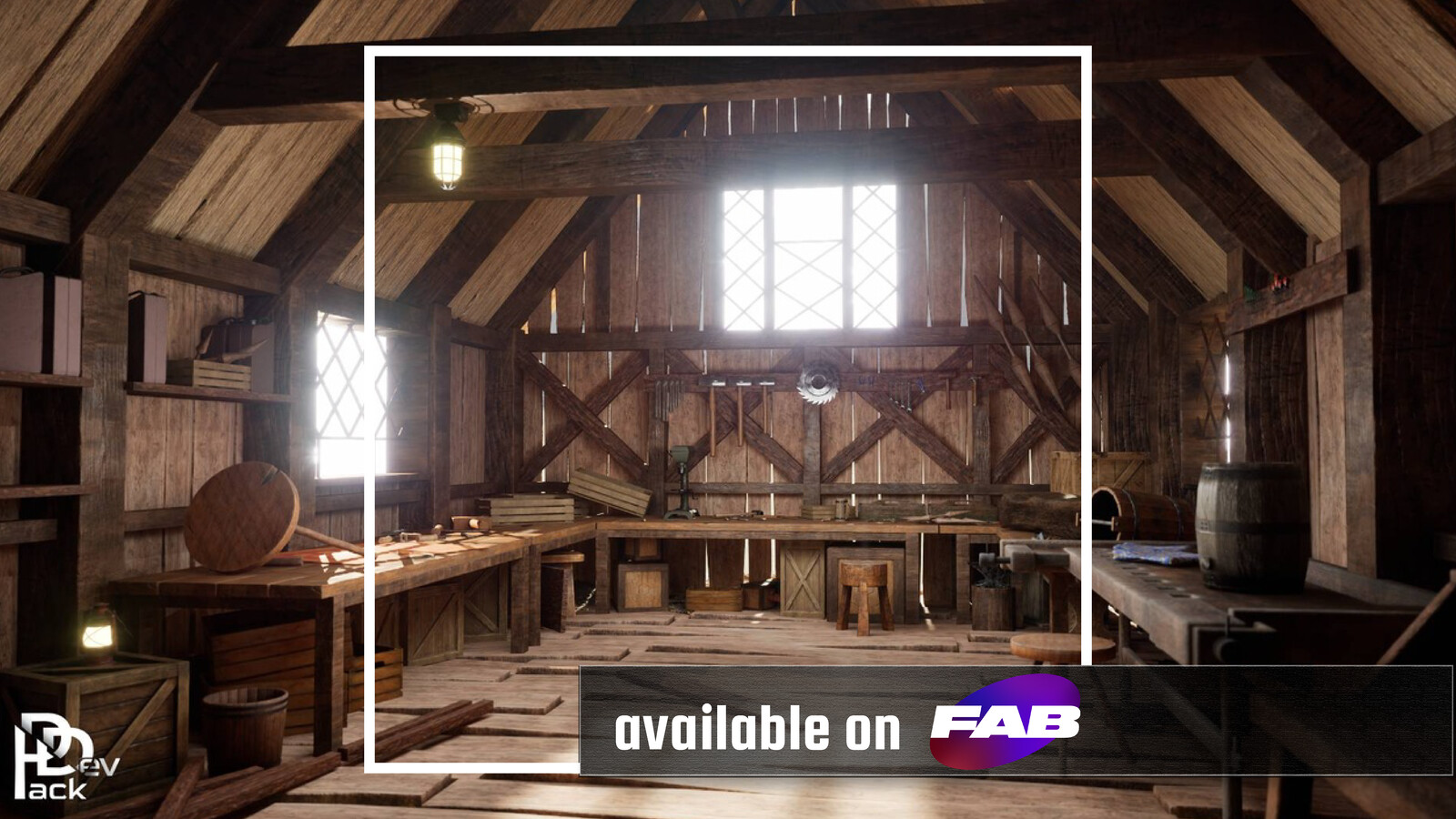 Carpenter Workshop / 90 Assets