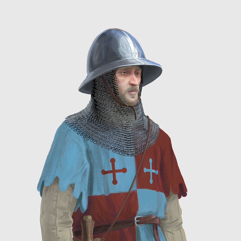 Medieval Guard – NPC Character Concept Art