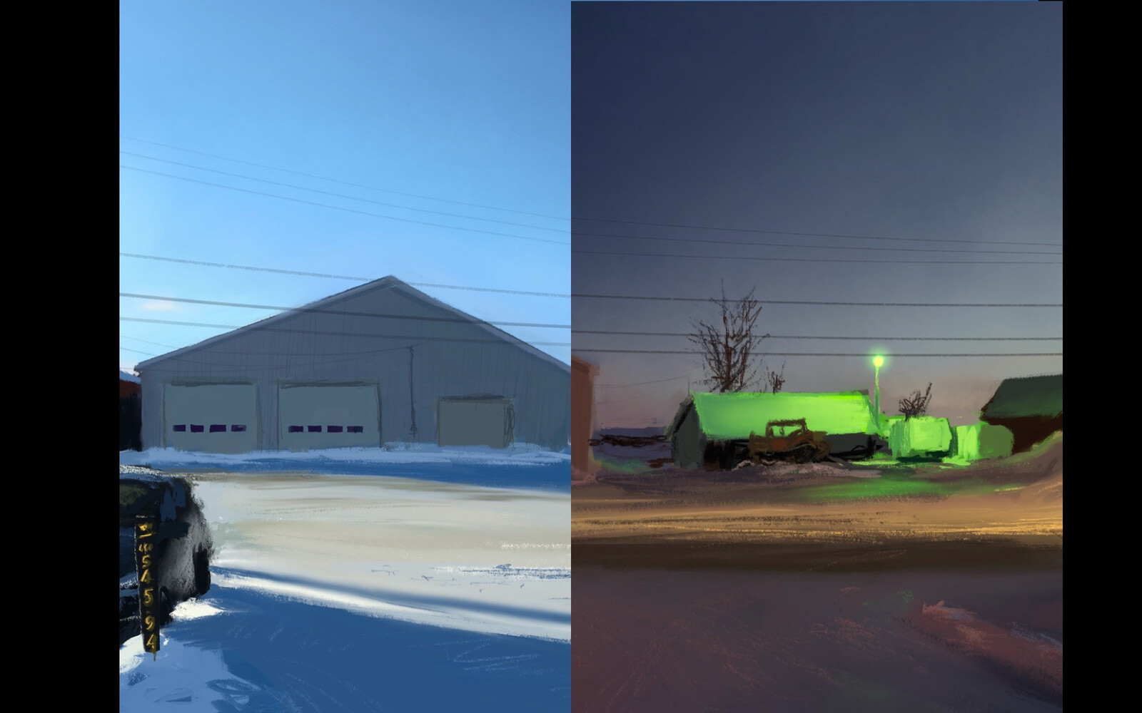 Color and light Studies.