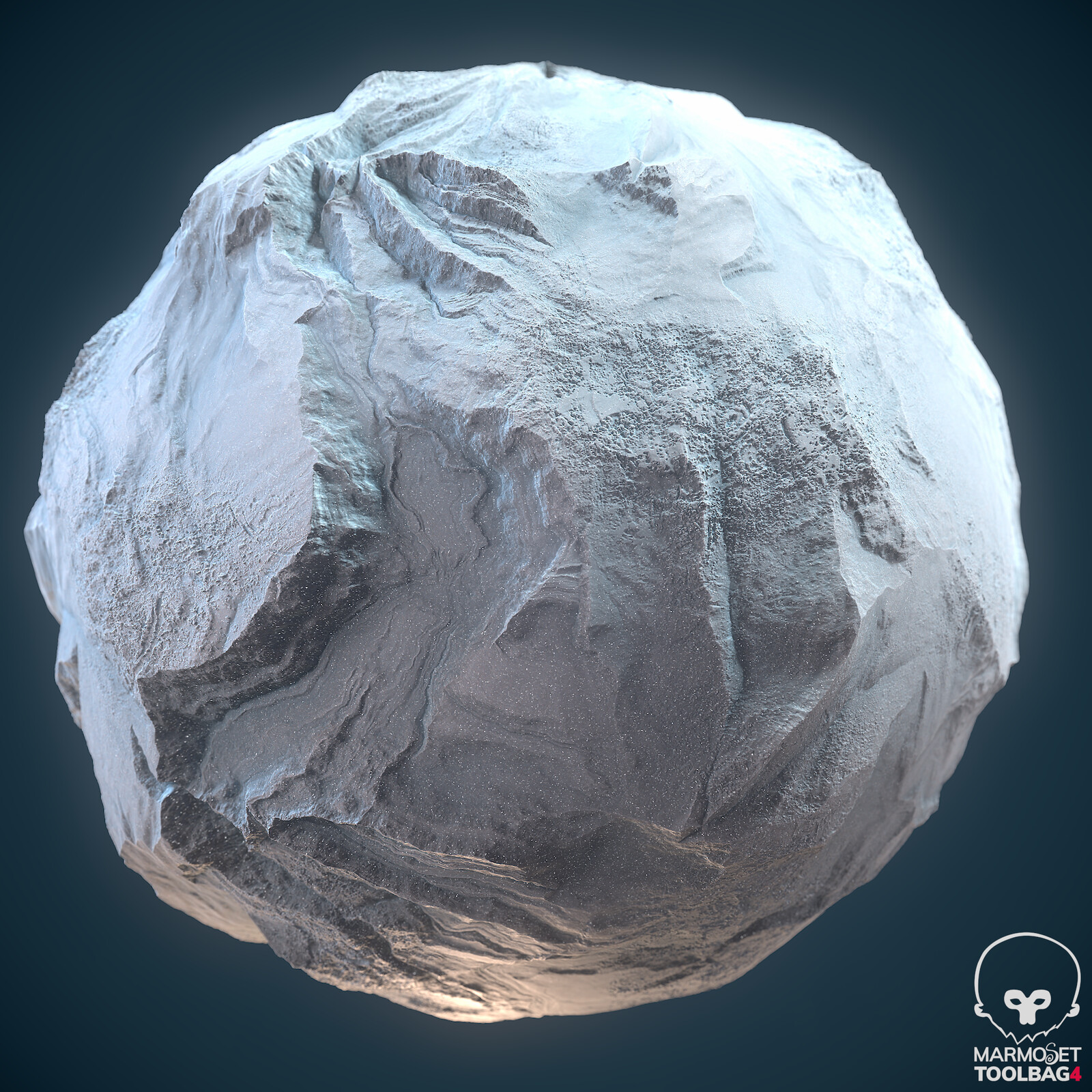 Frosthölm Outcrop Glaciers Realistic