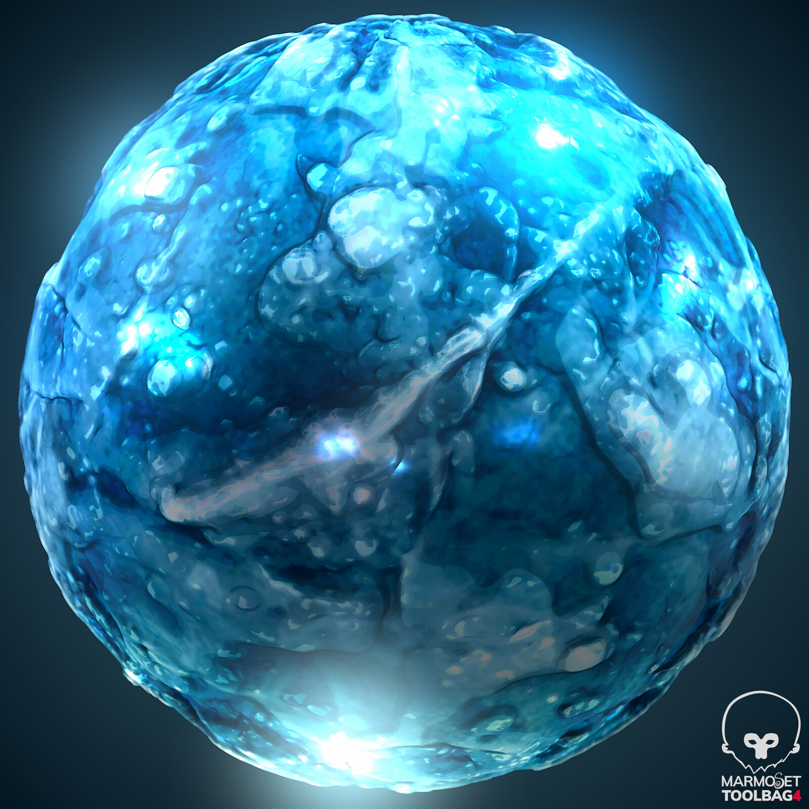 Frosthölm Ice Glaciers Stylized