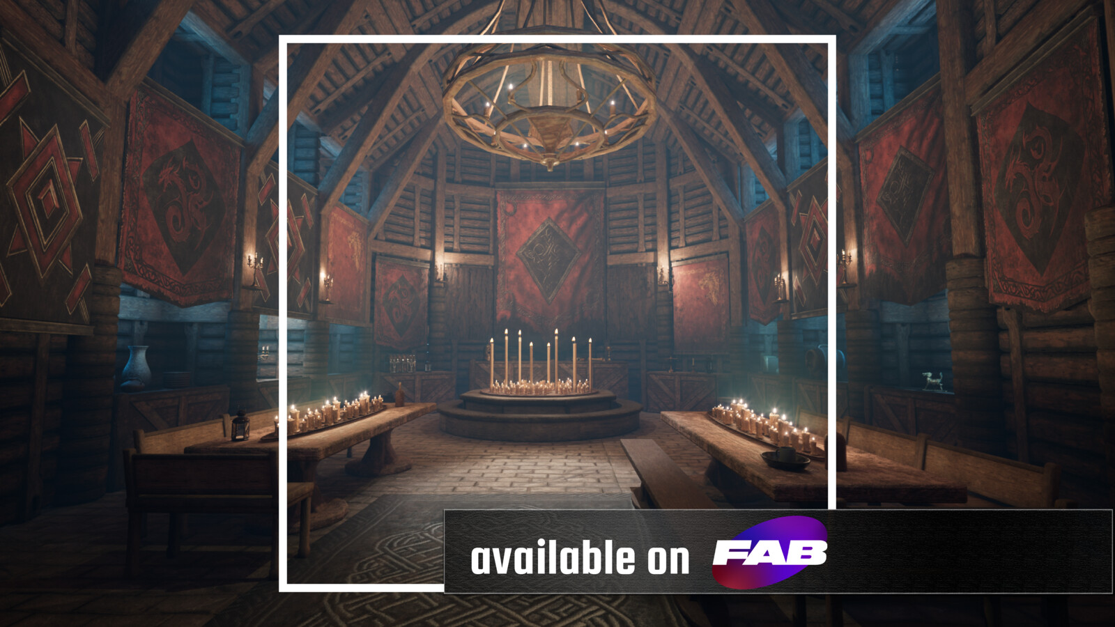 Nordic Castle Interior v2 / 52 Assets