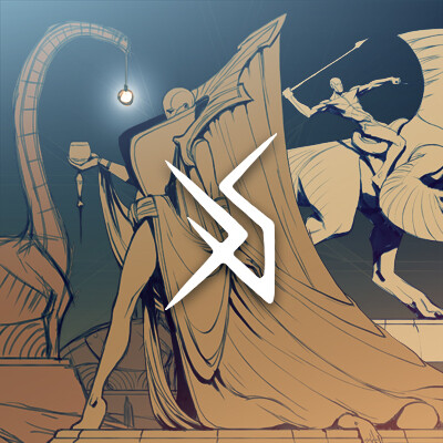 Designing DEAD gODS - Art Deco Sculpture