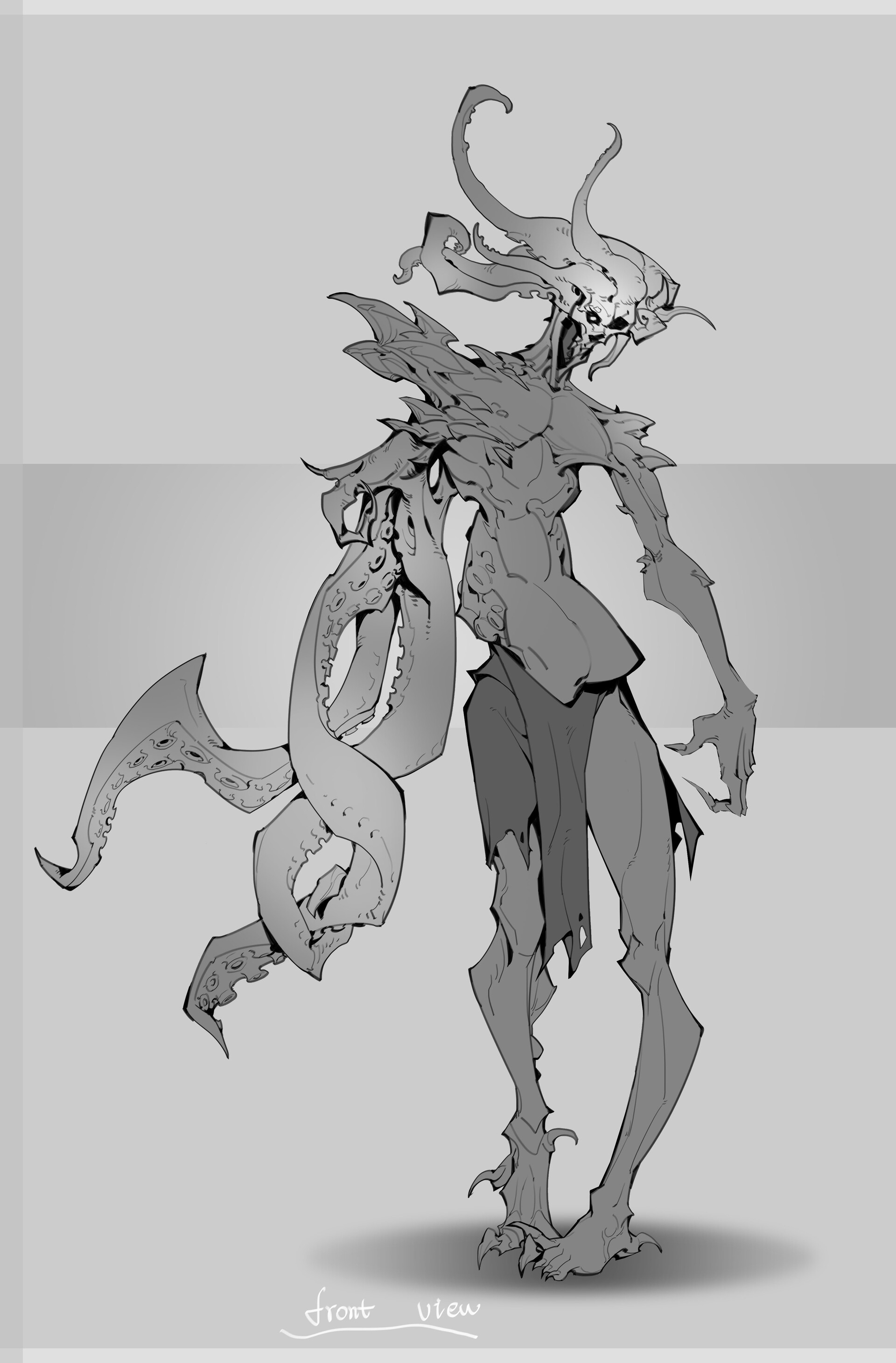 Artstation creature design practice human and inhuman 