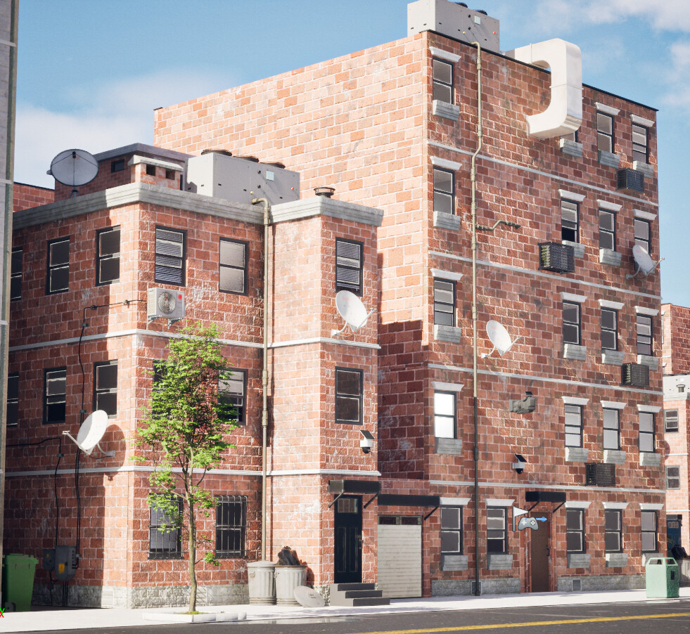 ArtStation - Modular City Buildings Asset