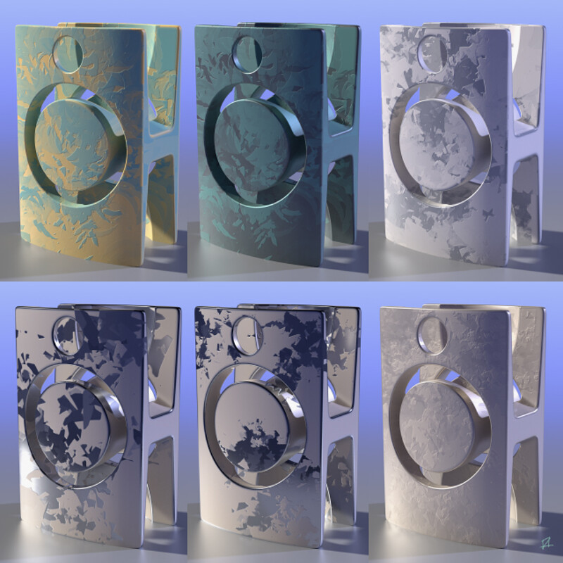 3D Paint Experiments with Procreate