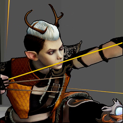 Alvilda Bow Shot Animation + Reference - Asgard's Wrath 2