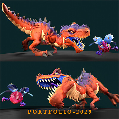 T-rex - Crash Bandicoot 4 Fanart