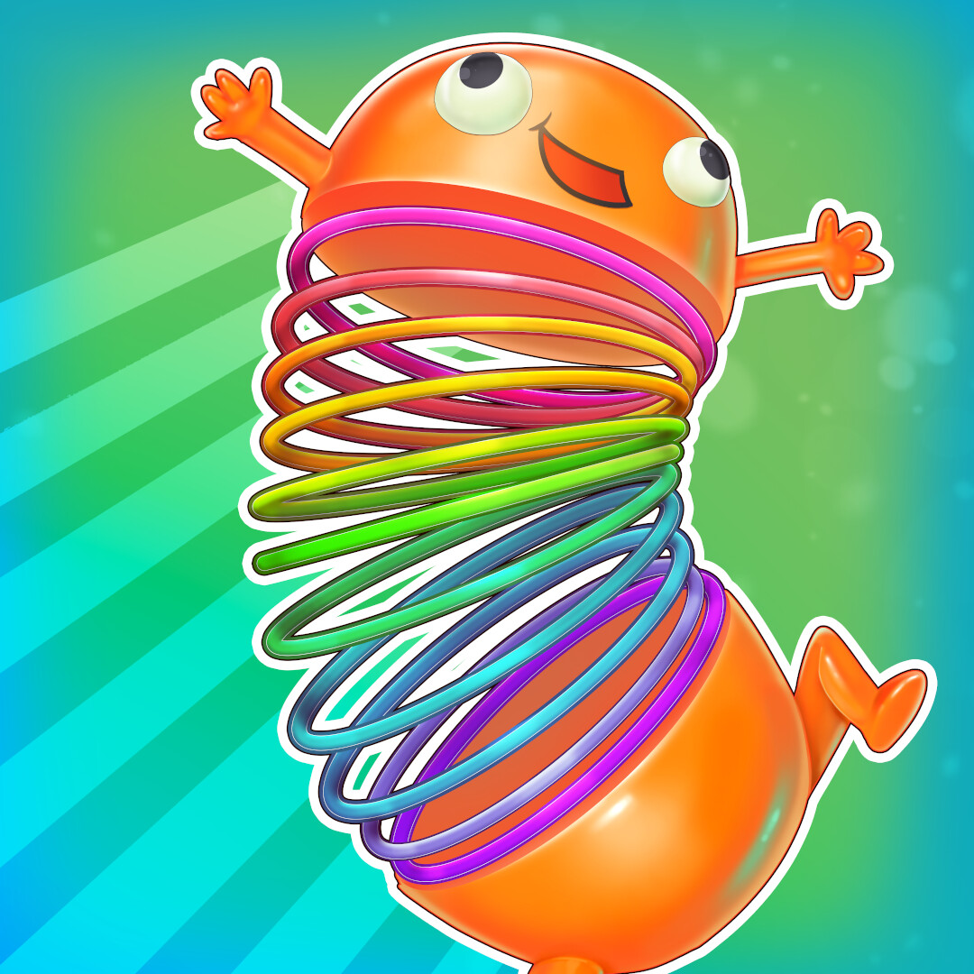 Spring Flip 3D Game Art Concept