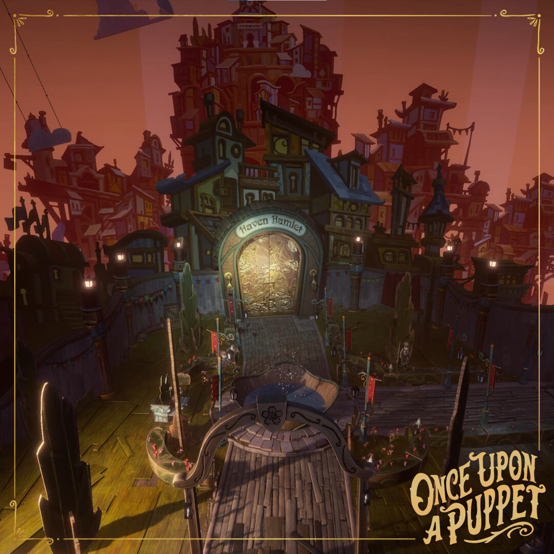 ArtStation - Once Upon A Puppet Haven Hamlet