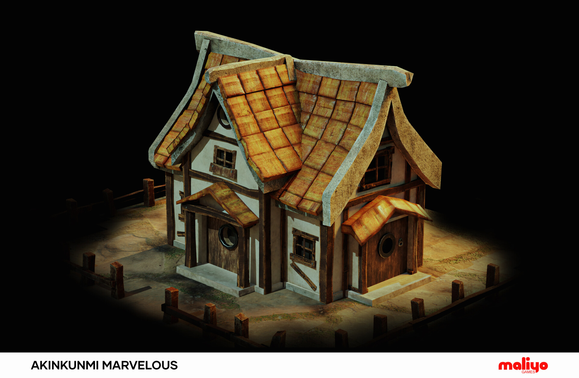 ArtStation - Stylized Game Building