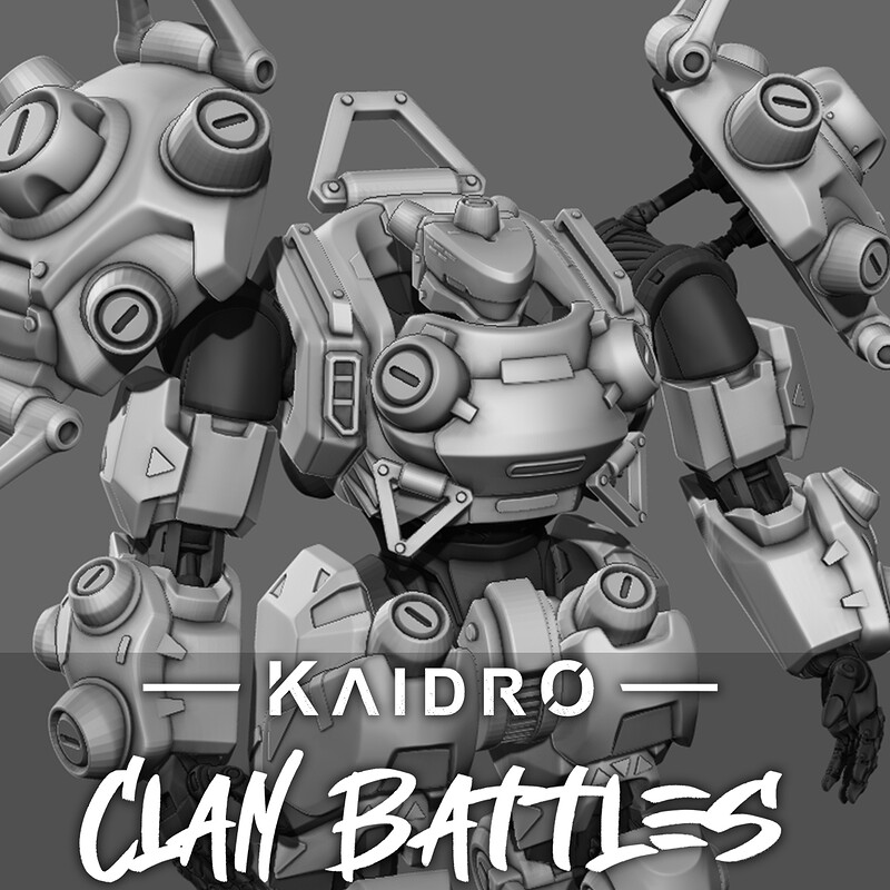 Kaidro // MD Contractor mech- High Poly