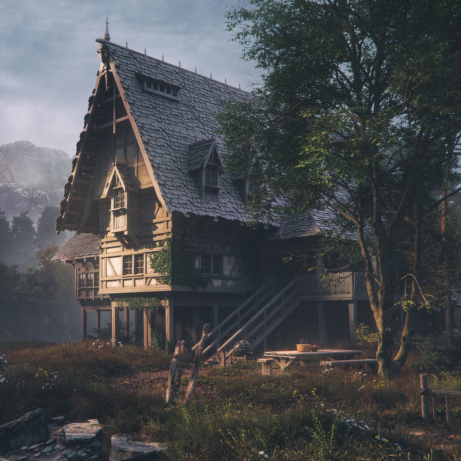 Tavern by the river