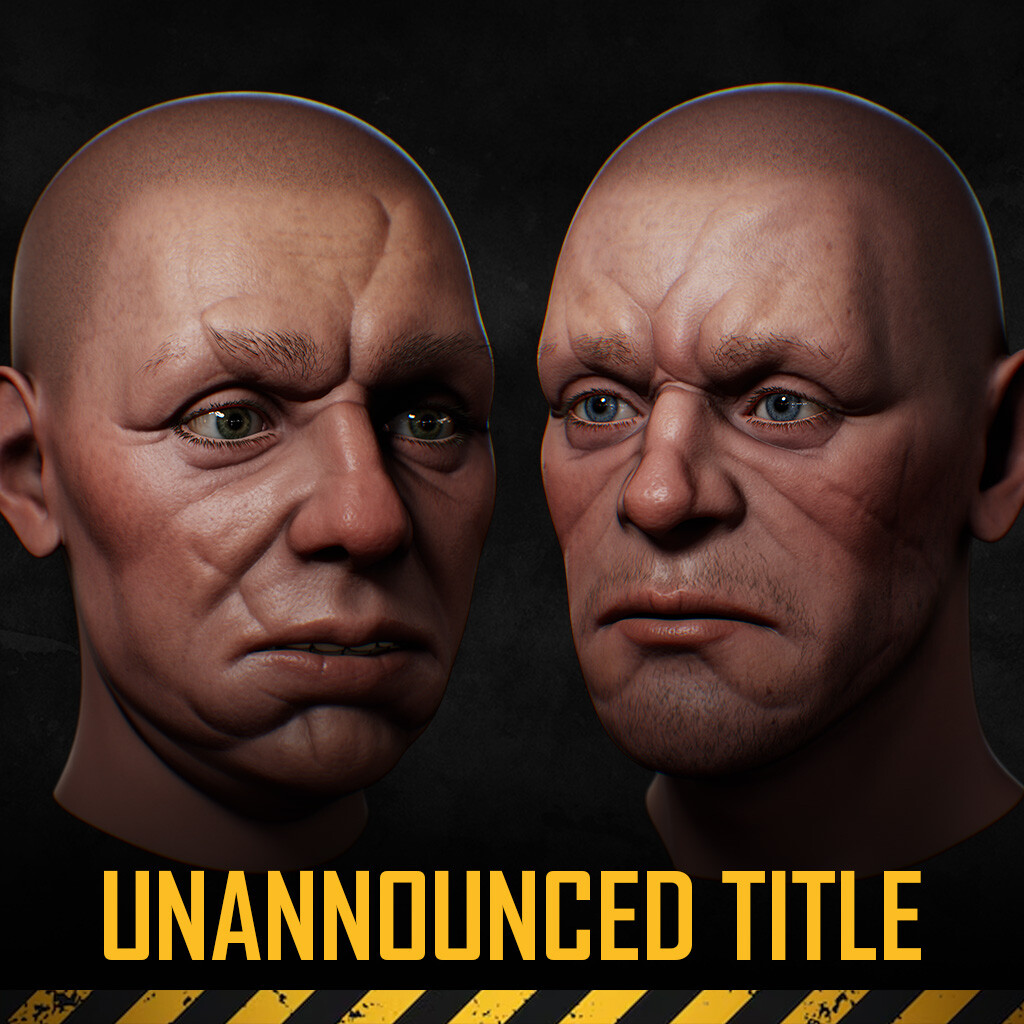Character Faces for an Unannounced Title
