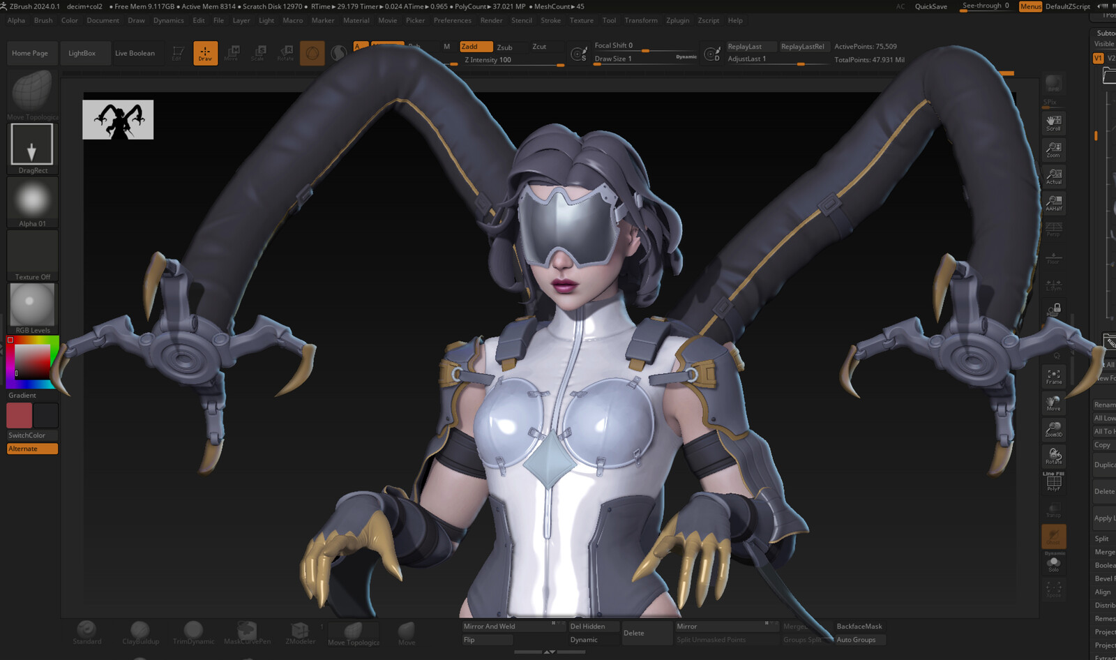 Sculpt studies