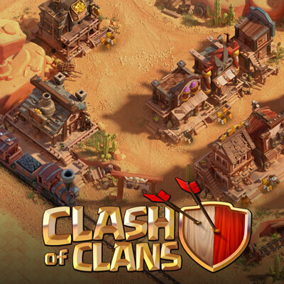 Clash of Clans - Wild West Scenery