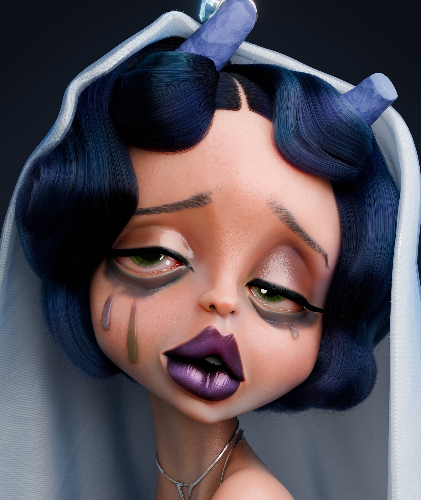 Sad Bride 