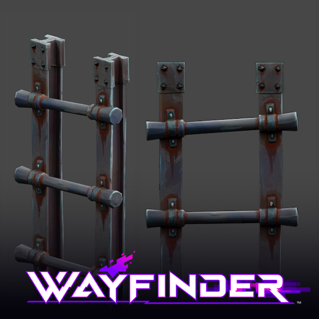 ArtStation - Wayfinder - Metal Ladder