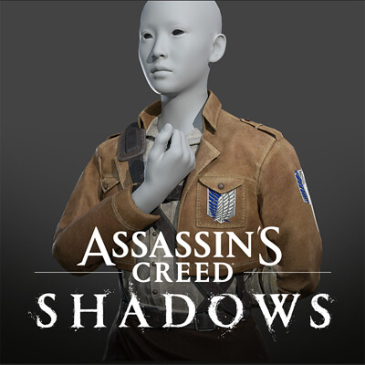 Assassin's Creed Shadows: Naoe's Attack on Titan Outfit