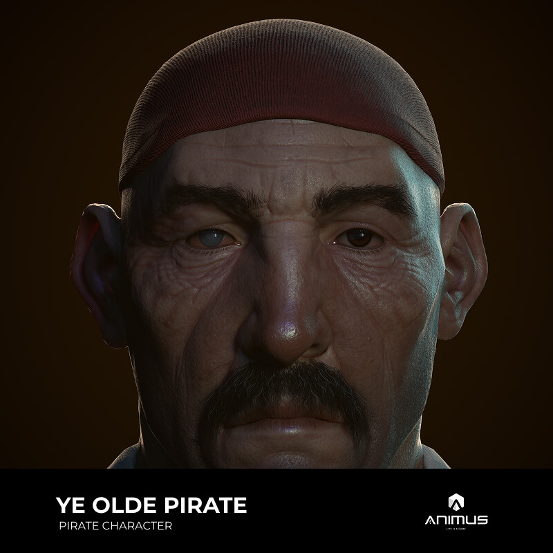 Ye olde Pirate - High-end game-ready pirate character