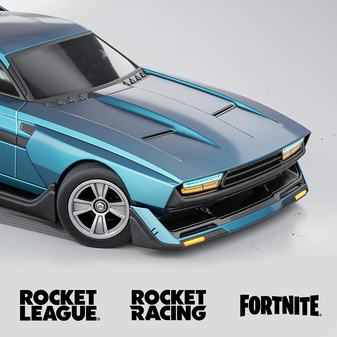 Rocket League, Rocket Racing, Fortnite: Primo (Official)