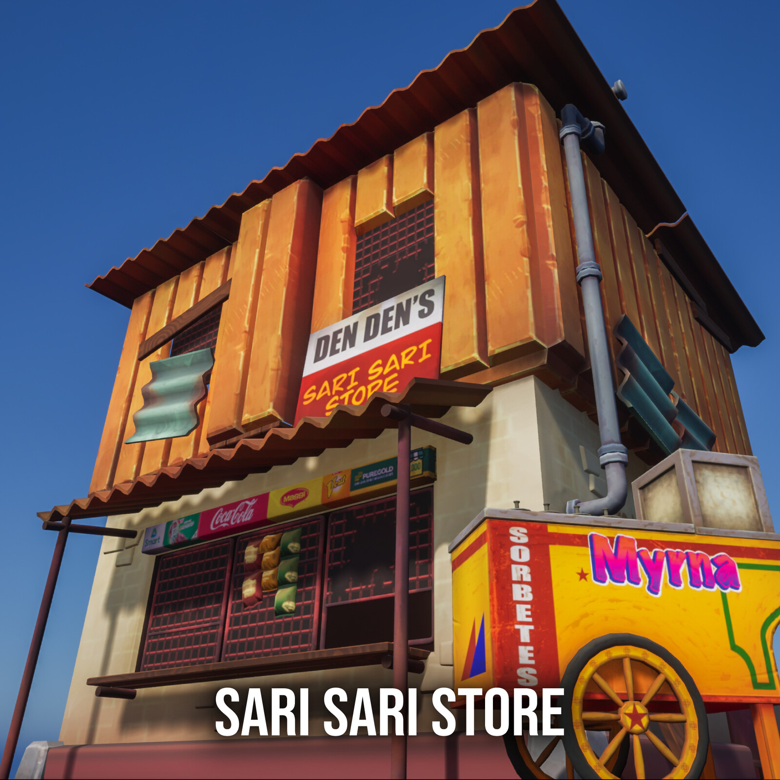 'Sari Sari Store' Environment Diorama