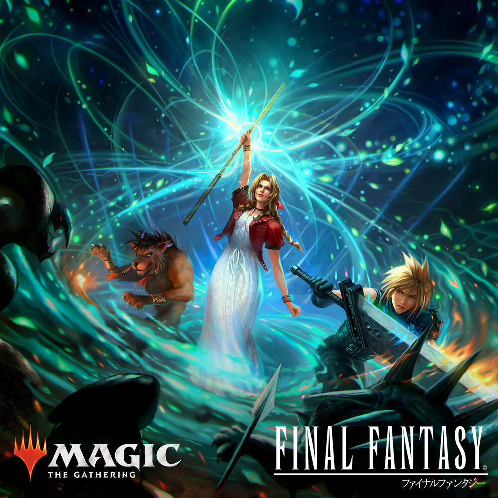 ArtStation - MTG x FINAL FANTASY - Aerith's Curaga Magic | Heroic