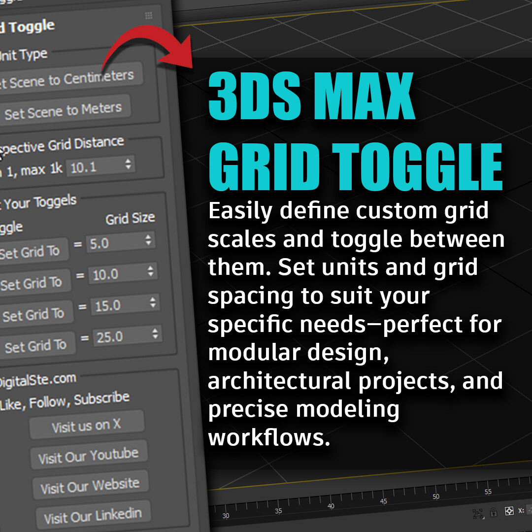 3ds Max Grid Toggle Tool