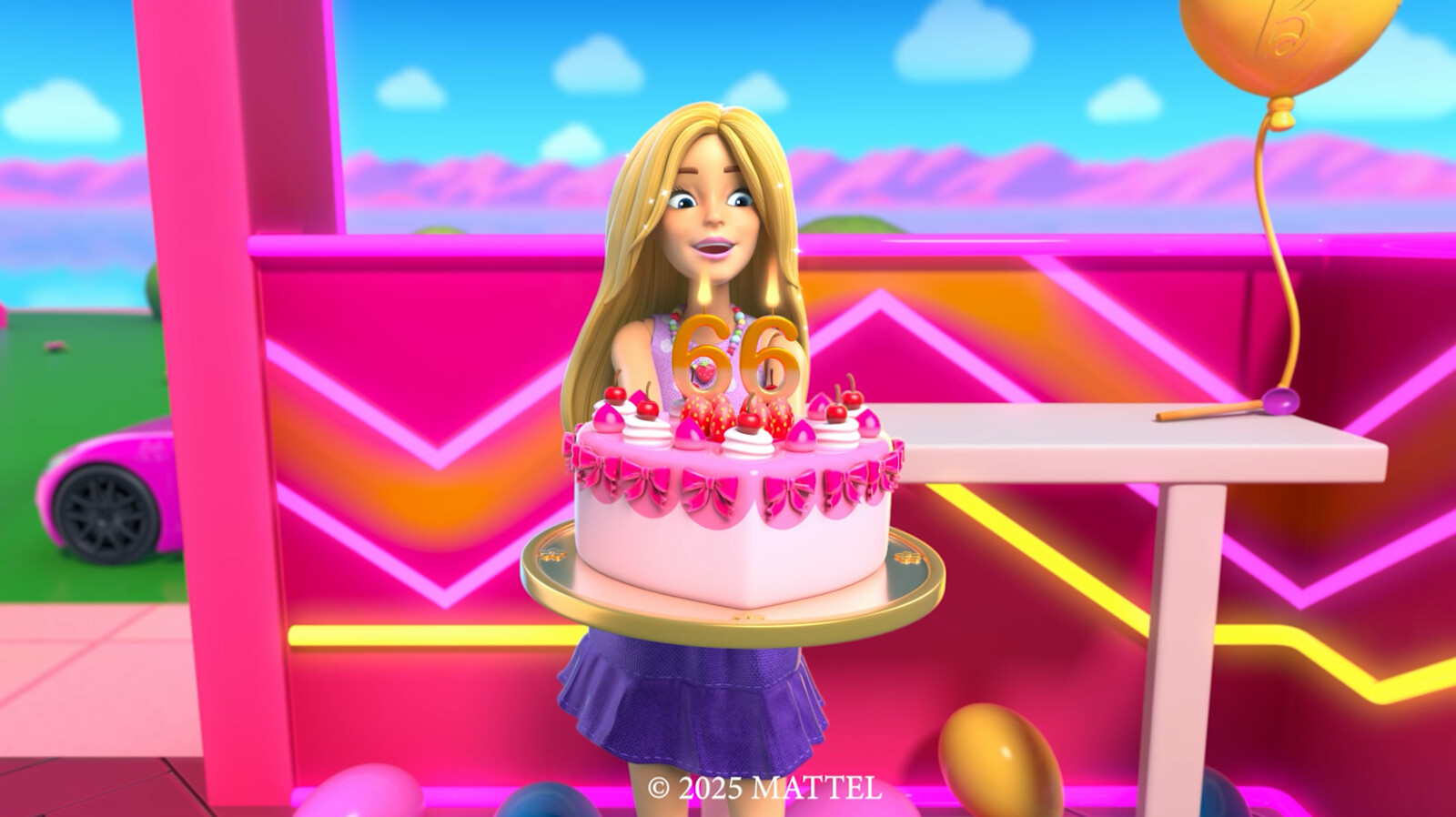 66th Birthday Cake + Dessert Props for "Barbie Doll Adventures" | Mindshow for Mattel