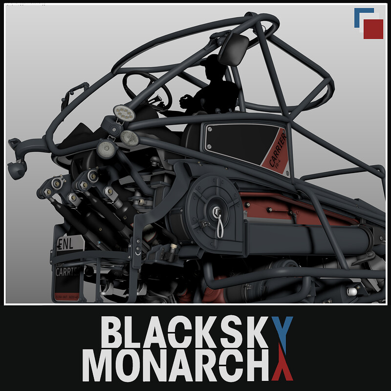 BLACK SKY MONARCHY SCRAPPED AIRCRAFT CARRIER VEHICLES