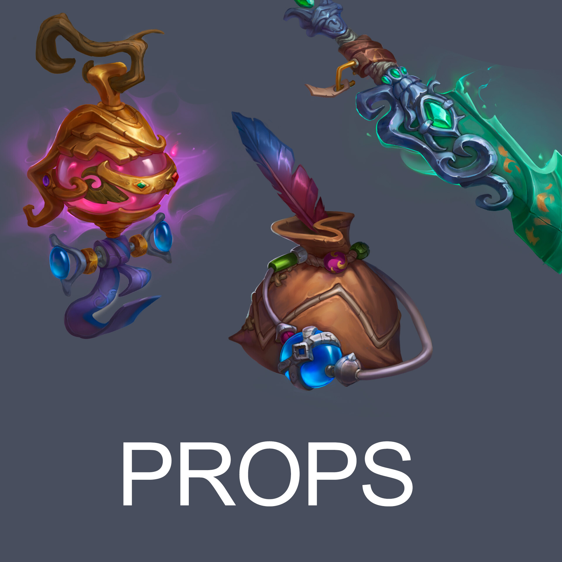 ArtStation - Props render