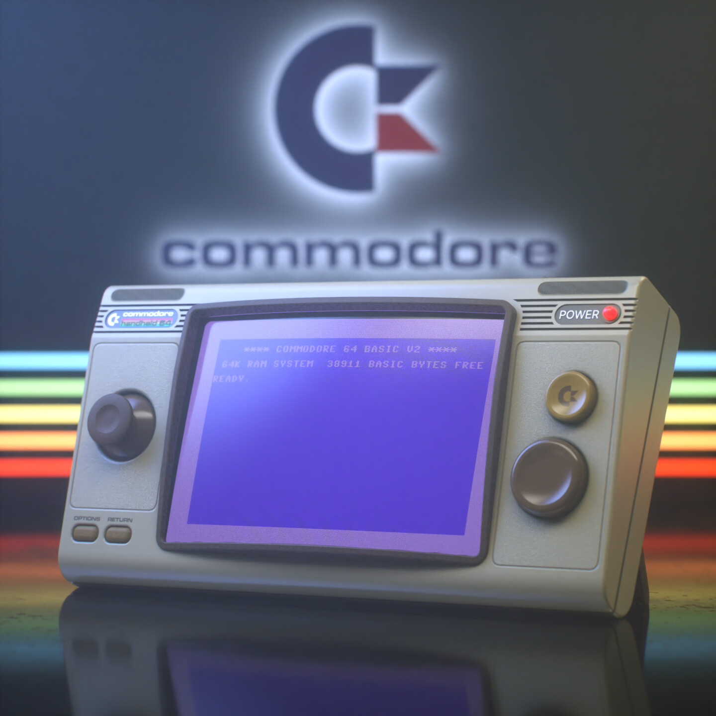 Modern Commodore 64 Handheld - Fan Art
