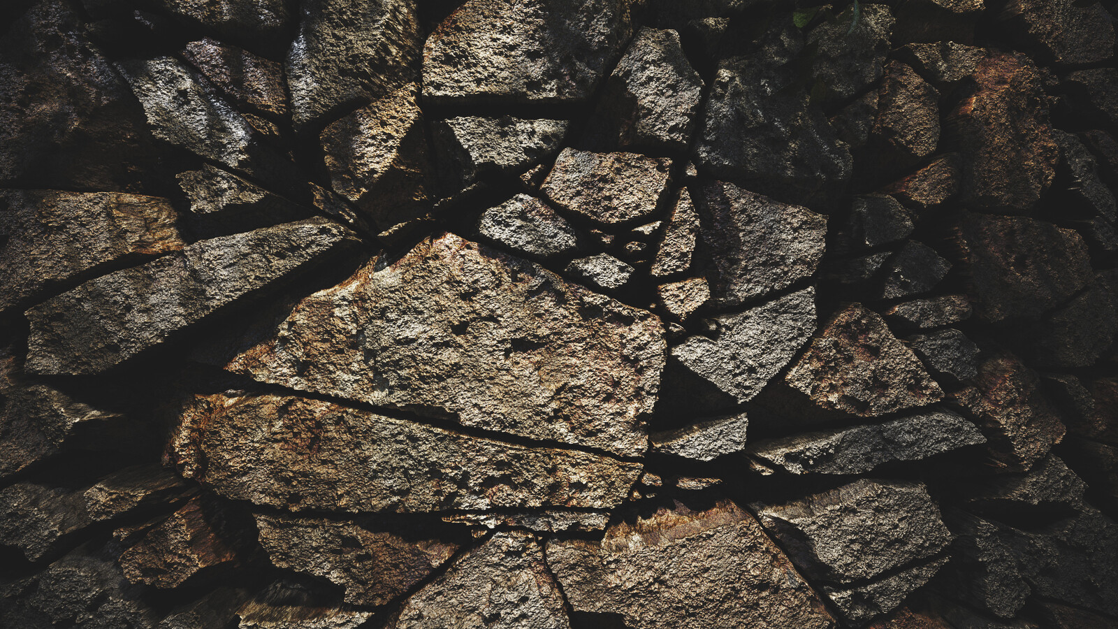 Slate Rock Wall